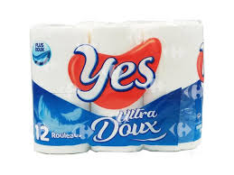 PAPIER HYGIÉNIQUE *12 YES _ 12 Rouleaux